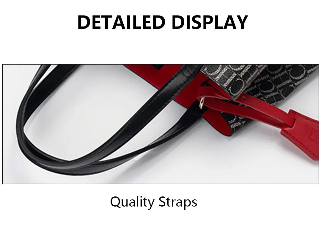 Exquisite High-quality Elegant Large Capacity Letter Bag with Lock Shoulder Bag Creative Design Fashionable and Trendy Commuting Crossbody Bag