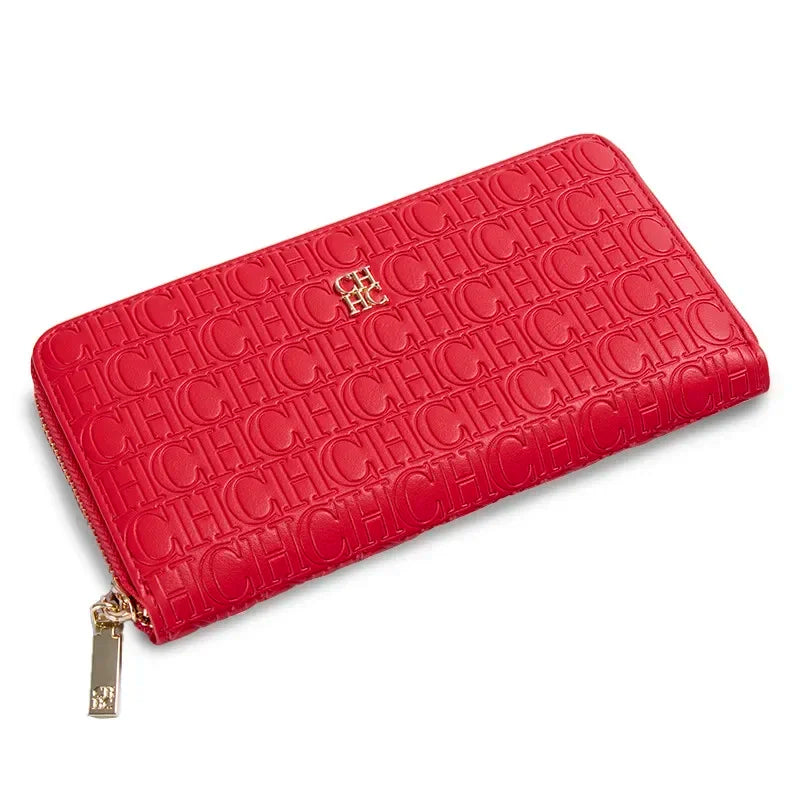Exquisite High-quality Brand Women's Solid Color Long Wallet with Fashionable and Simple Design Luxurious Temperament Retro Classic Wallet