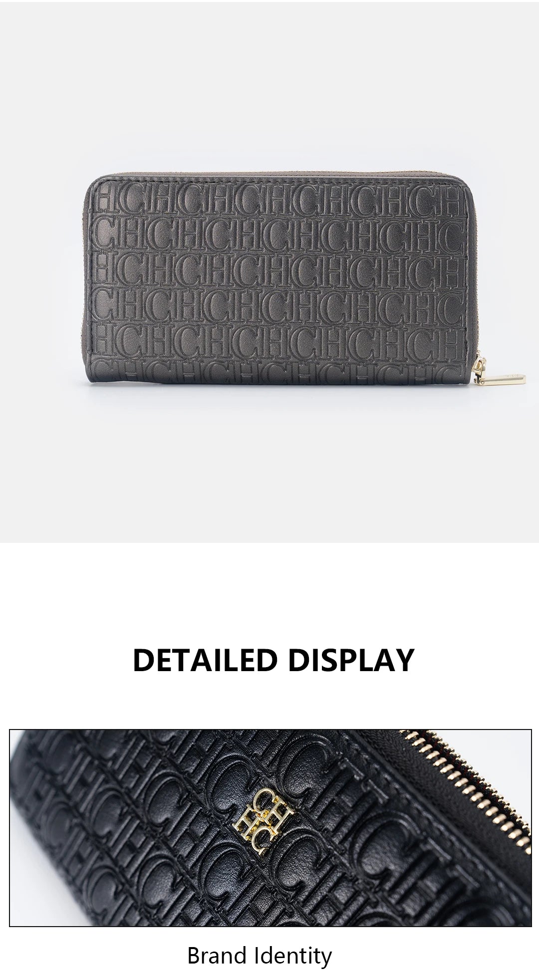 Exquisite High-quality Brand Women's Solid Color Long Wallet with Fashionable and Simple Design Luxurious Temperament Retro Classic Wallet