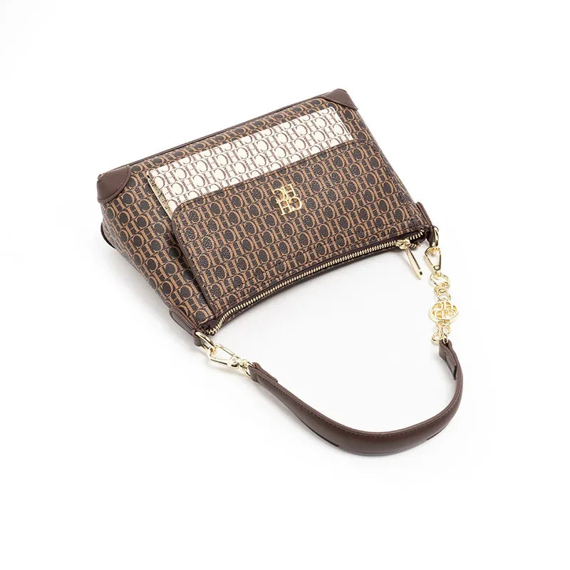 CH Crossbody Brand Women's Bag Design Sense Fashion Hundred Brown Handbag Multi Simple Women's Bag Elegant Shopping Casual