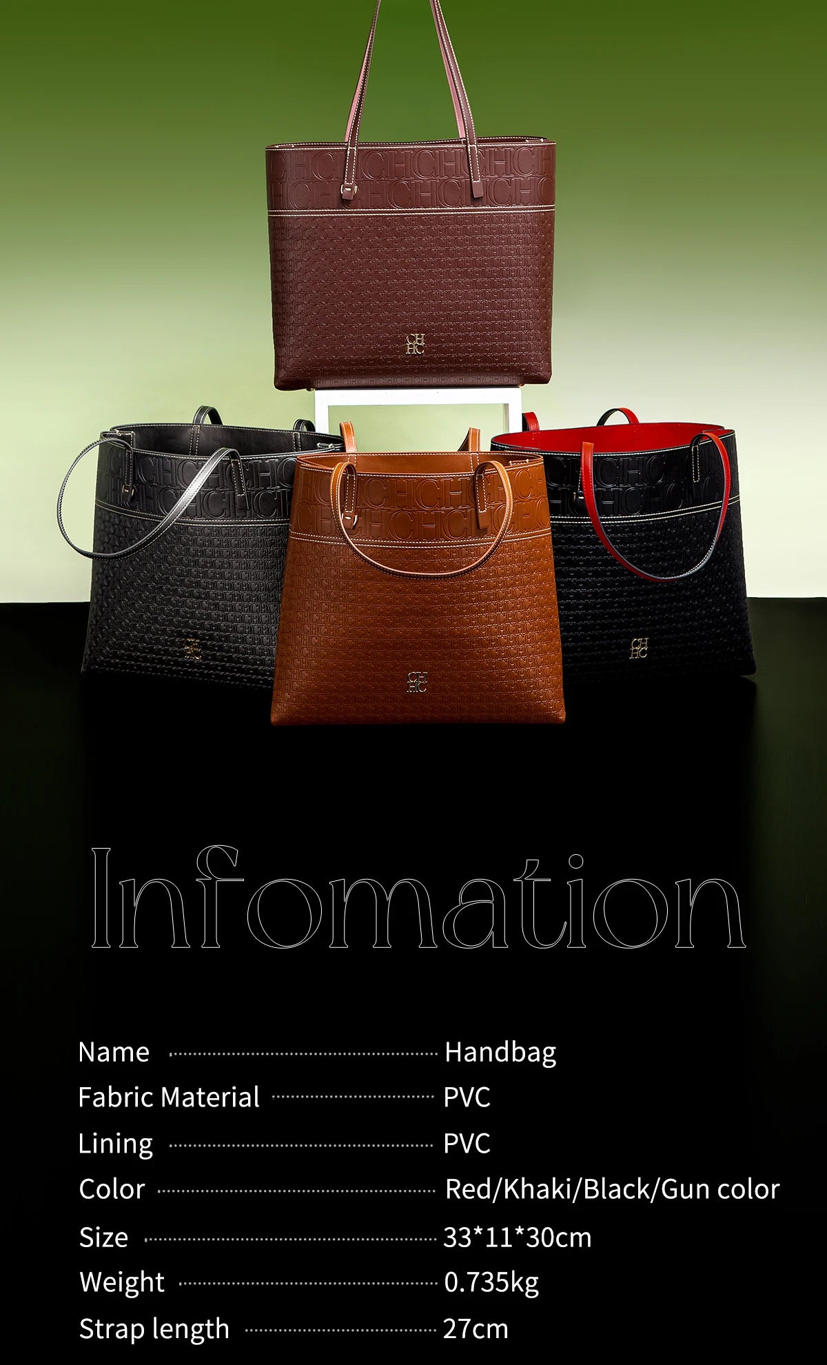 Exquisite Leather Women's Bag with Letter Printing Large Capacity Durable Elegant Fashionable and Casual Women's Shoulder Bag with Base