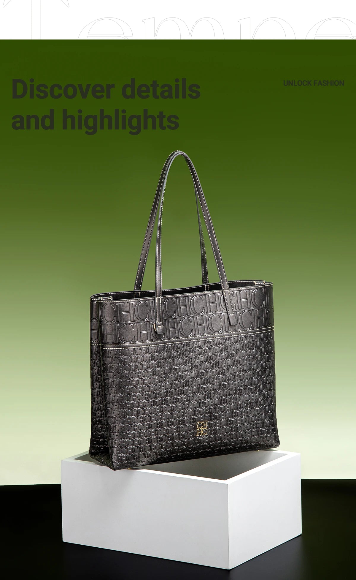 Exquisite Leather Women's Bag with Letter Printing Large Capacity Durable Elegant Fashionable and Casual Women's Shoulder Bag with Base