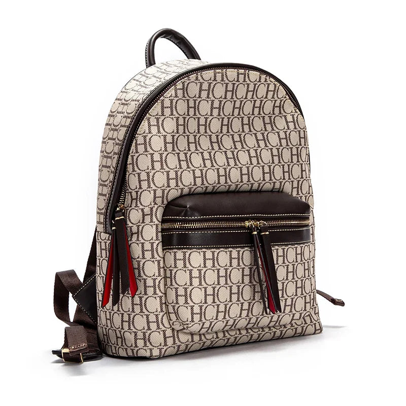 Exquisite Luxury Brand 2025 New Letter Printed Luxury Brand Designer Large Capacity Travel Backpack for Male and Female Students Handbag