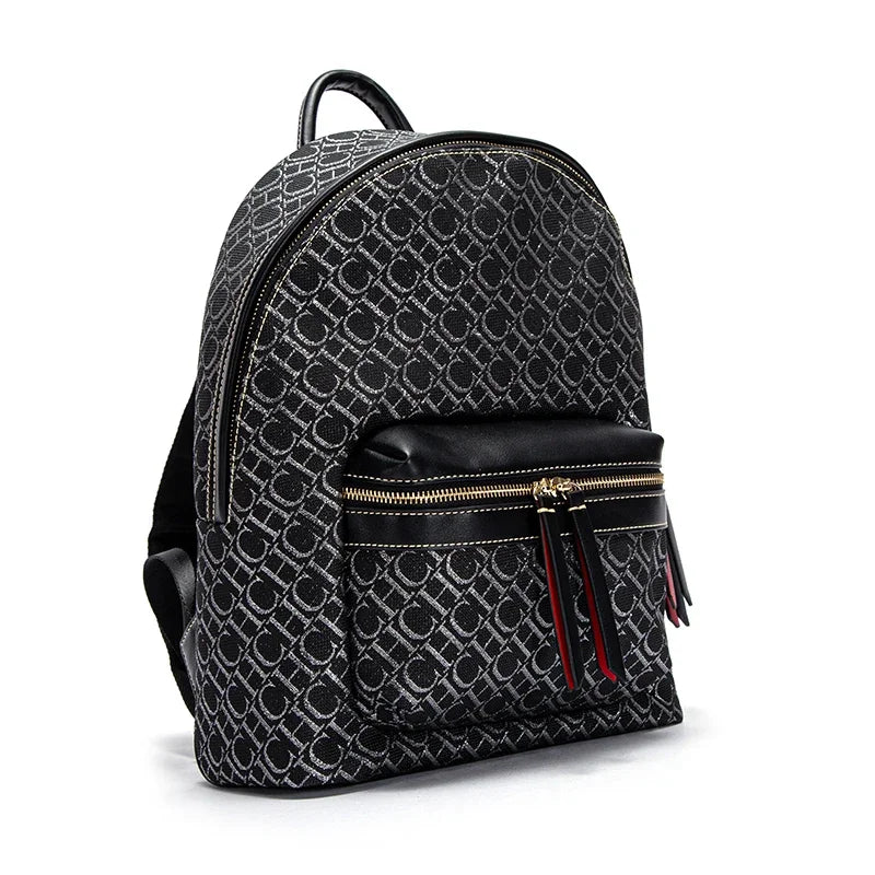 Exquisite Luxury Brand 2025 New Letter Printed Luxury Brand Designer Large Capacity Travel Backpack for Male and Female Students Handbag