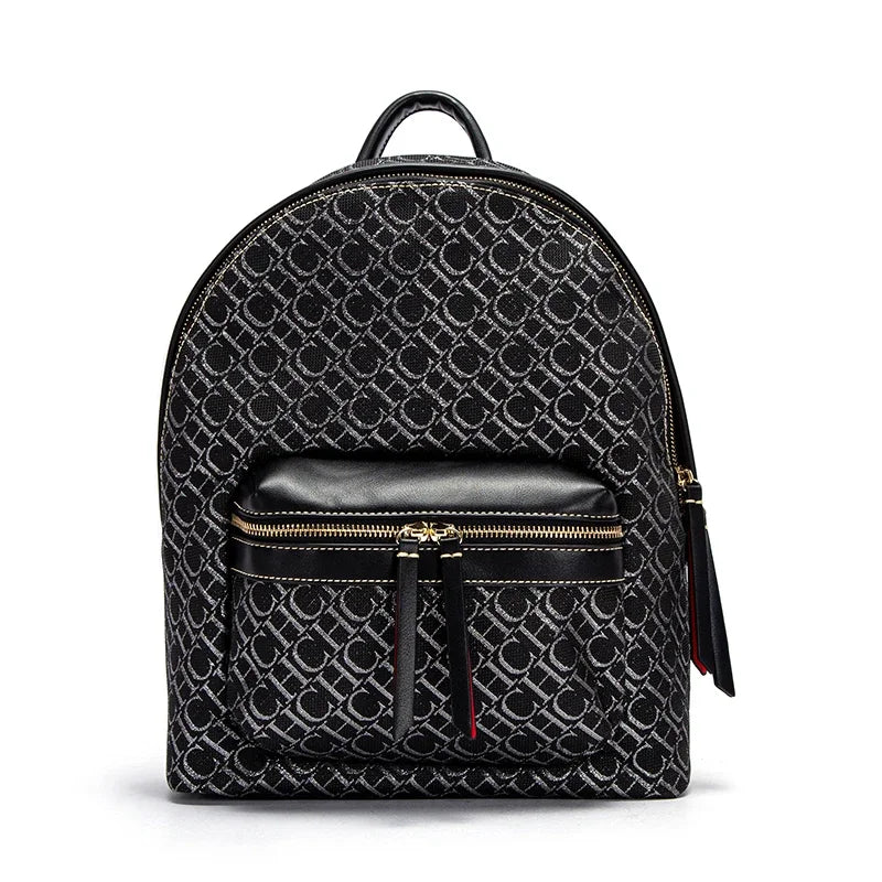 Exquisite Luxury Brand 2025 New Letter Printed Luxury Brand Designer Large Capacity Travel Backpack for Male and Female Students Handbag