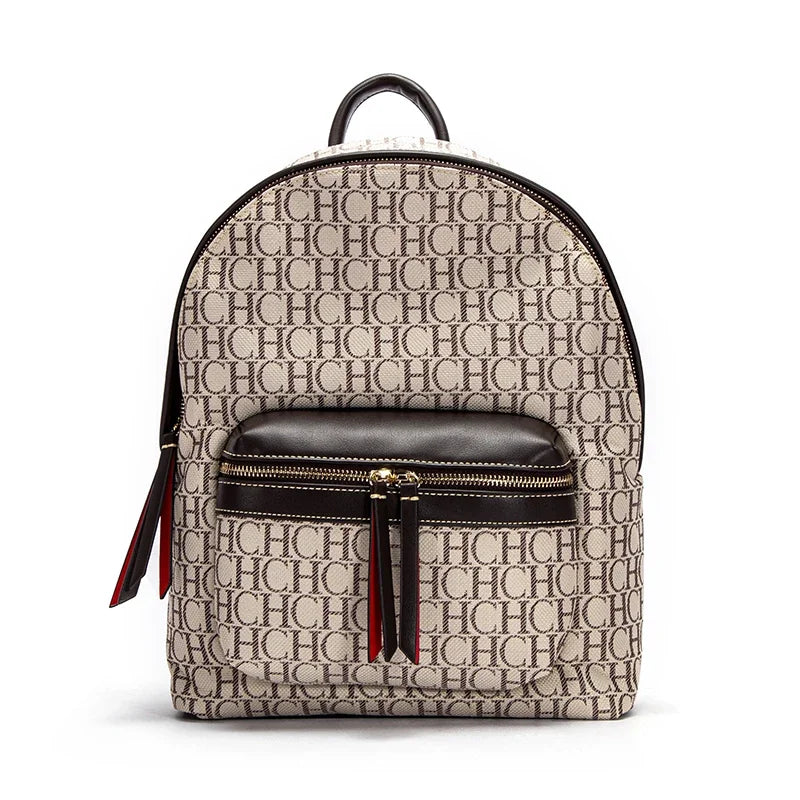 Exquisite Luxury Brand 2025 New Letter Printed Luxury Brand Designer Large Capacity Travel Backpack for Male and Female Students Handbag