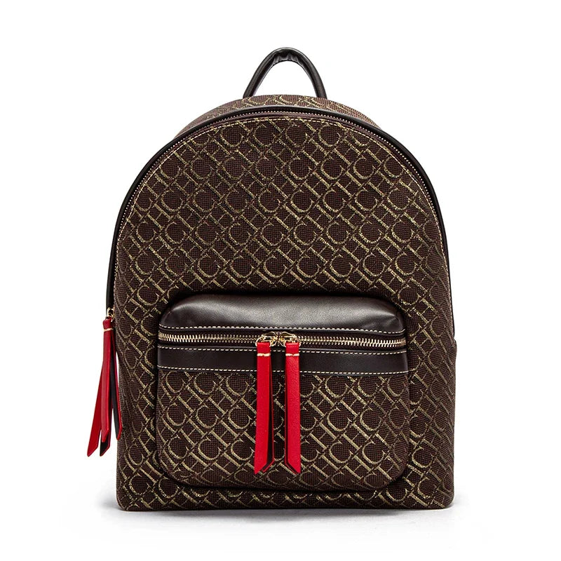 Exquisite Luxury Brand 2025 New Letter Printed Luxury Brand Designer Large Capacity Travel Backpack for Male and Female Students Handbag