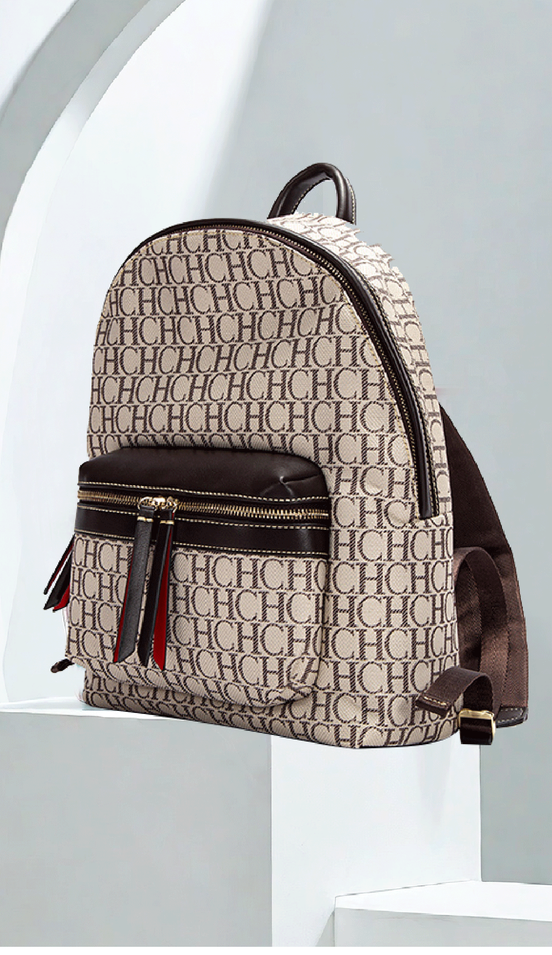 Exquisite Luxury Brand 2025 New Letter Printed Luxury Brand Designer Large Capacity Travel Backpack for Male and Female Students Handbag