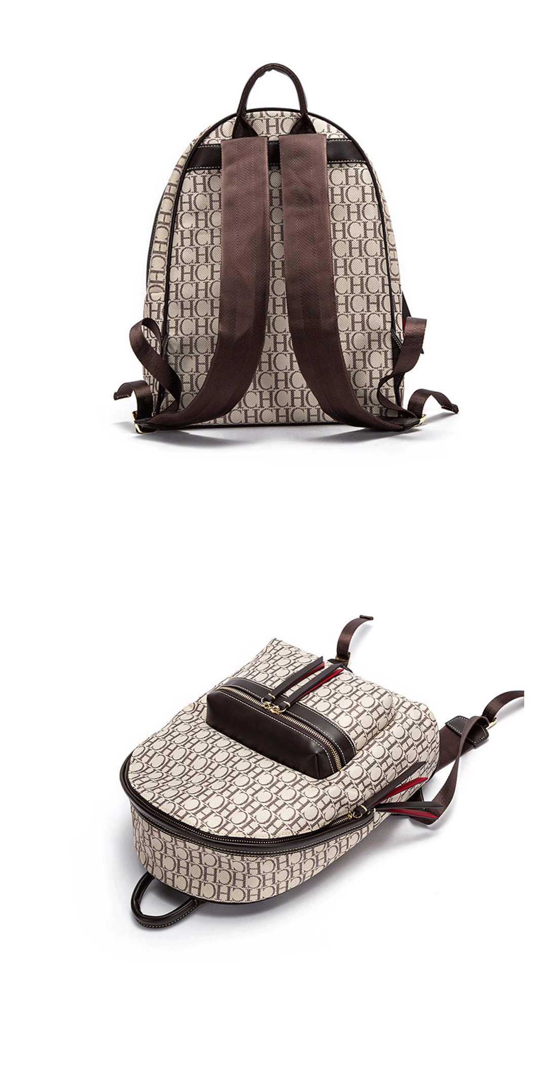Exquisite Luxury Brand 2025 New Letter Printed Luxury Brand Designer Large Capacity Travel Backpack for Male and Female Students Handbag
