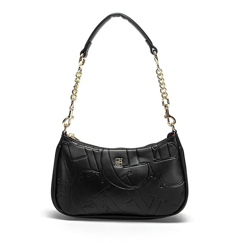 Ladies' Handbag Business Luxury Brand Fashionable Classic Retro Design Ladies' New Printed Exquisite Pattern PU Leather Handbag