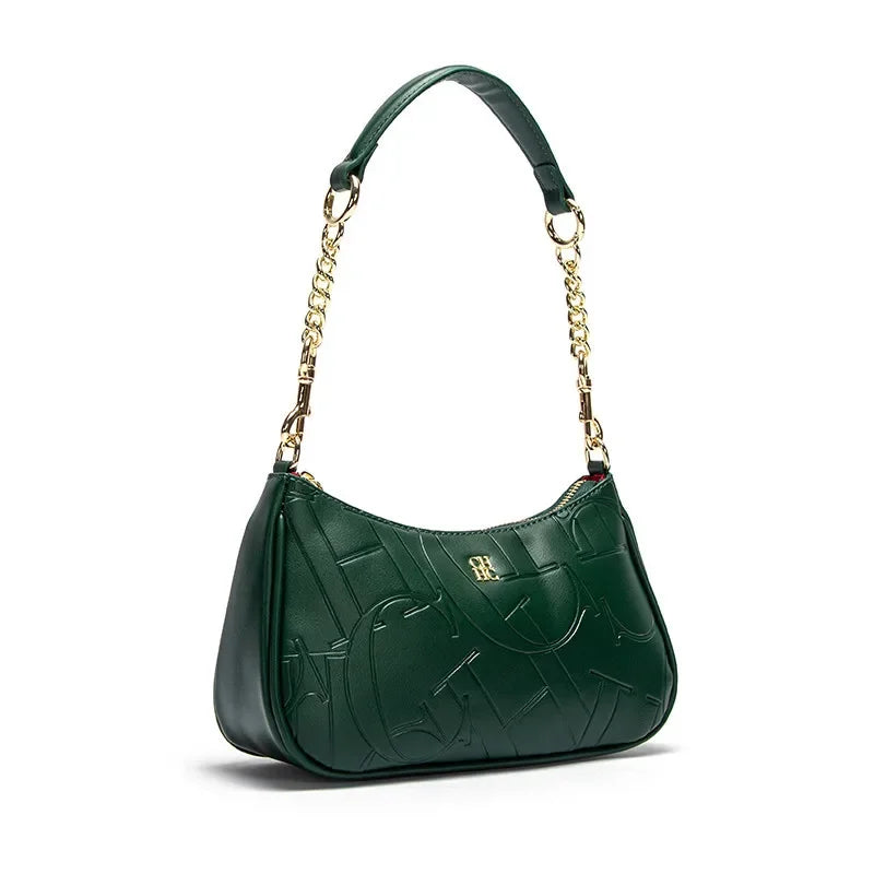 Ladies' Handbag Business Luxury Brand Fashionable Classic Retro Design Ladies' New Printed Exquisite Pattern PU Leather Handbag