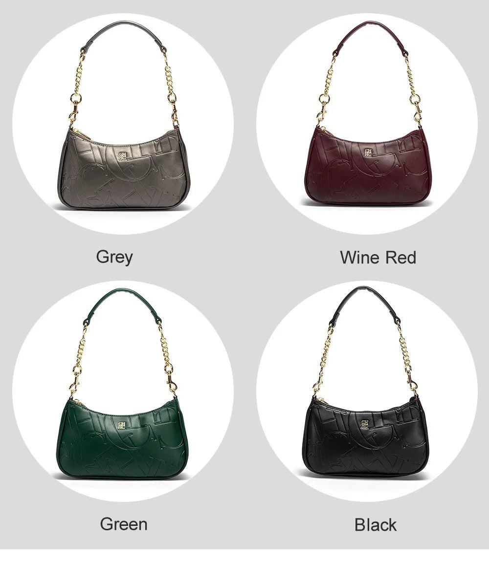 Ladies' Handbag Business Luxury Brand Fashionable Classic Retro Design Ladies' New Printed Exquisite Pattern PU Leather Handbag