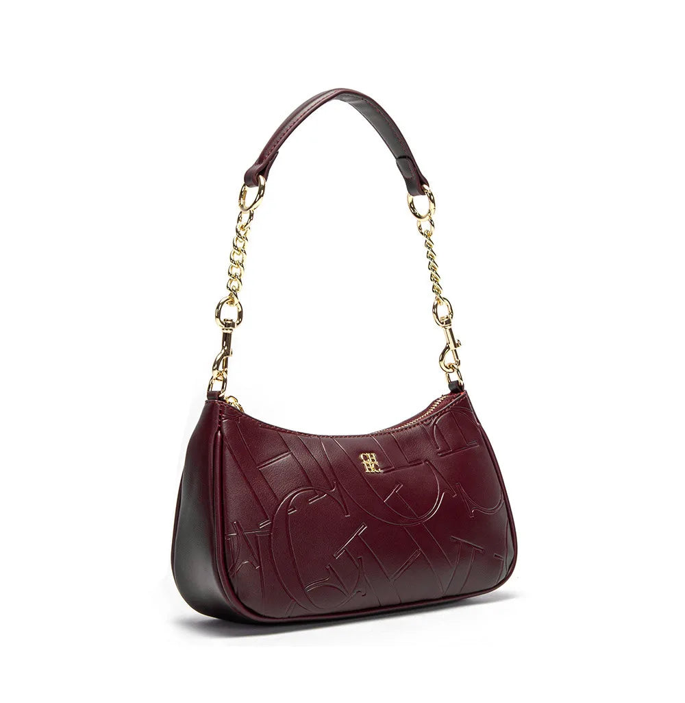 Ladies' Handbag Business Luxury Brand Fashionable Classic Retro Design Ladies' New Printed Exquisite Pattern PU Leather Handbag