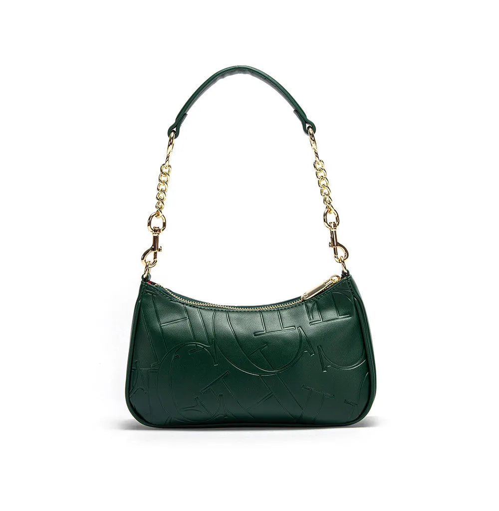 Ladies' Handbag Business Luxury Brand Fashionable Classic Retro Design Ladies' New Printed Exquisite Pattern PU Leather Handbag