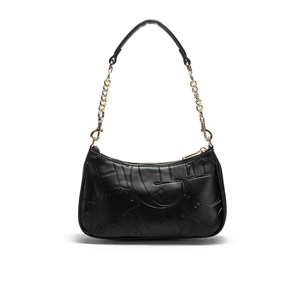 Ladies' Handbag Business Luxury Brand Fashionable Classic Retro Design Ladies' New Printed Exquisite Pattern PU Leather Handbag
