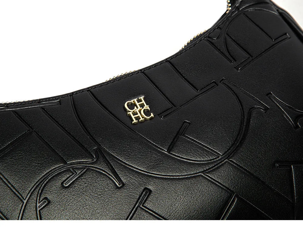 Ladies' Handbag Business Luxury Brand Fashionable Classic Retro Design Ladies' New Printed Exquisite Pattern PU Leather Handbag