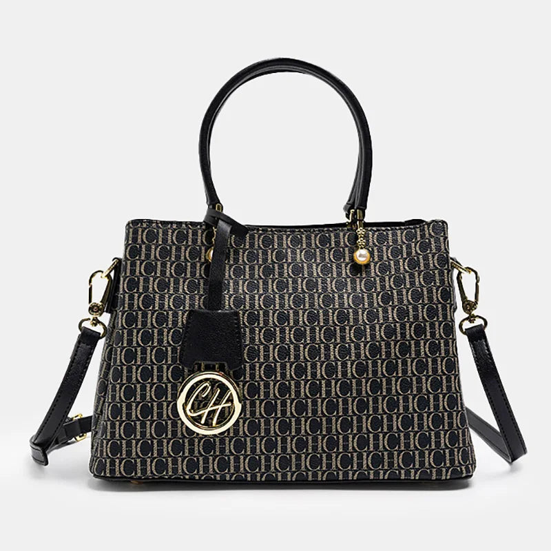 Exquisite Luxury Brand Letter Pendant Design with Letter Printing for Women's Handbags Unique Elegant Trendy Niche High-quality Women's Handbags