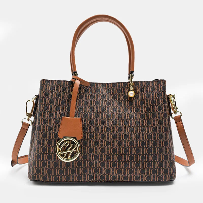 Exquisite Luxury Brand Letter Pendant Design with Letter Printing for Women's Handbags Unique Elegant Trendy Niche High-quality Women's Handbags