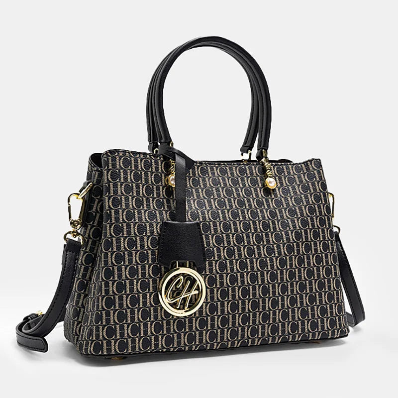 Exquisite Luxury Brand Letter Pendant Design with Letter Printing for Women's Handbags Unique Elegant Trendy Niche High-quality Women's Handbags