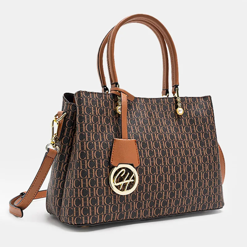 Exquisite Luxury Brand Letter Pendant Design with Letter Printing for Women's Handbags Unique Elegant Trendy Niche High-quality Women's Handbags