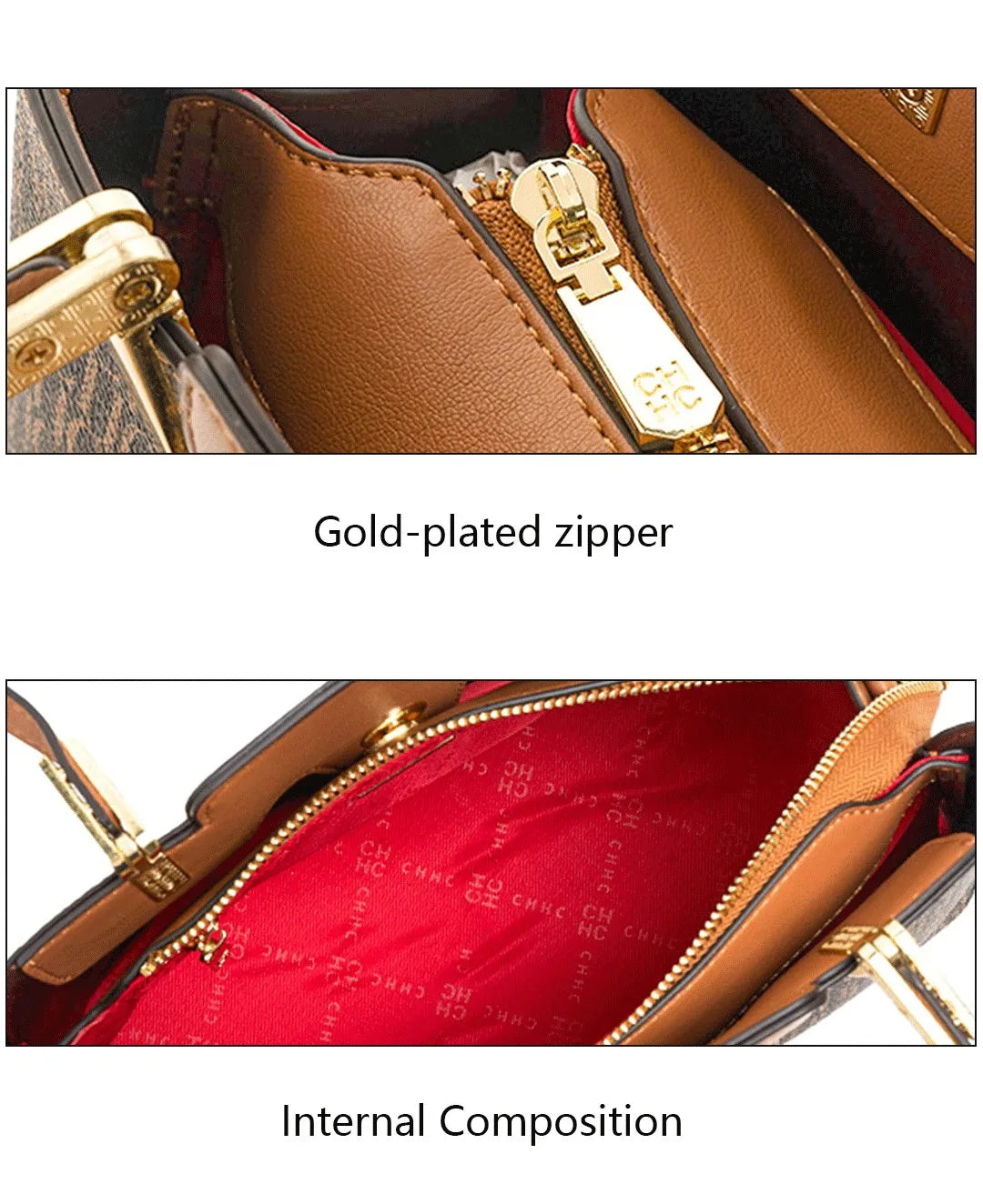 Exquisite Luxury Brand Letter Pendant Design with Letter Printing for Women's Handbags Unique Elegant Trendy Niche High-quality Women's Handbags