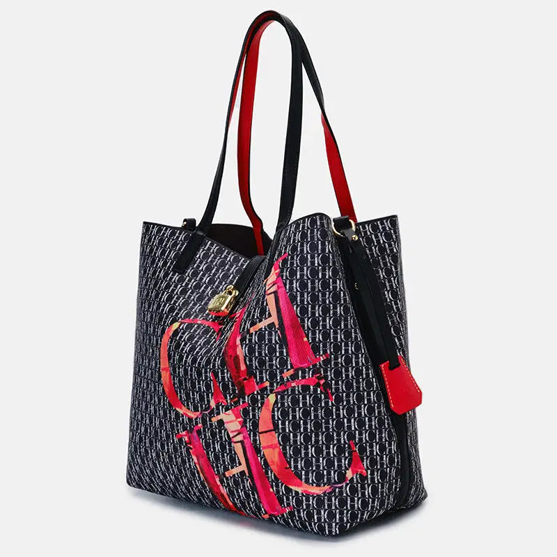 Exquisite High-quality Light Luxury Classic Letter Printed Large Capacity Women's Handbag High-quality Temperament Women's Handbag