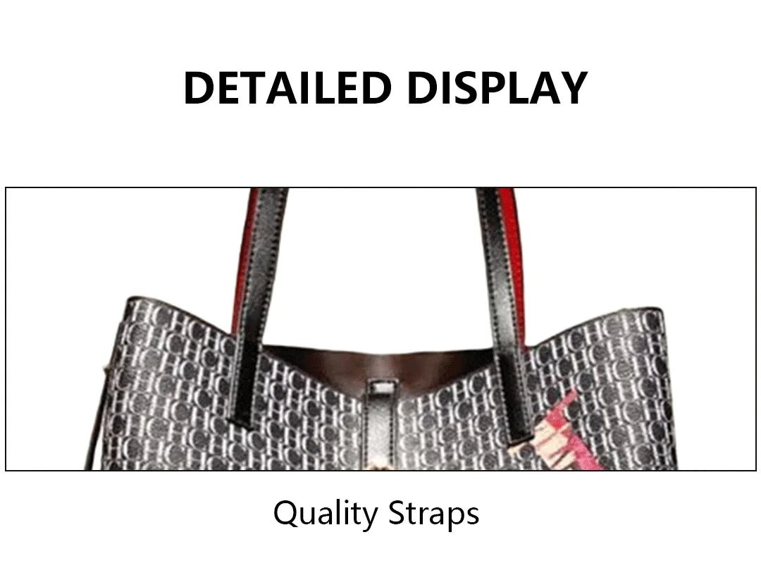 Exquisite High-quality Light Luxury Classic Letter Printed Large Capacity Women's Handbag High-quality Temperament Women's Handbag