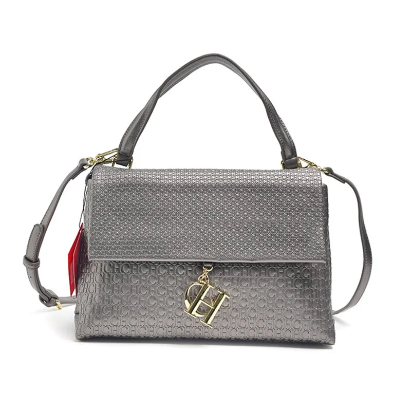 Exquisite Solid Color Brand Classic Letter Logo Buckle Women's Handbag Large Capacity High-quality Women's Elegant Lightweight Luxury Handbag