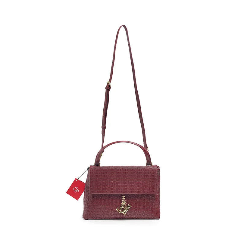 Exquisite Solid Color Brand Classic Letter Logo Buckle Women's Handbag Large Capacity High-quality Women's Elegant Lightweight Luxury Handbag