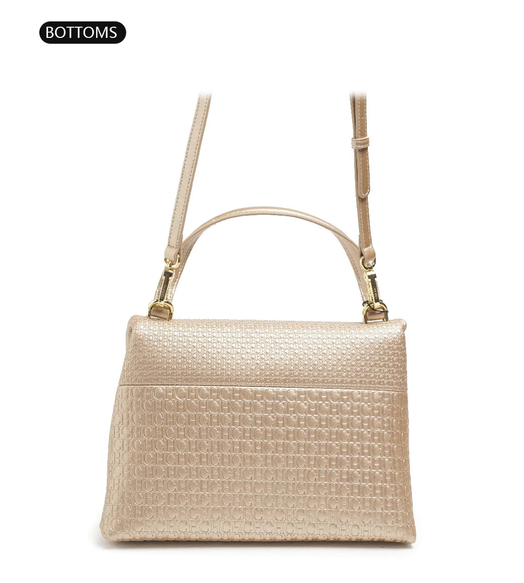 Exquisite Solid Color Brand Classic Letter Logo Buckle Women's Handbag Large Capacity High-quality Women's Elegant Lightweight Luxury Handbag