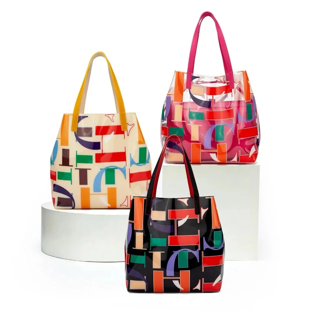 Exquisite High-quality Creative Pattern Shoulder Bag Women's Handbag Fashionable Large Capacity Elegant Shopping Women's Handbag