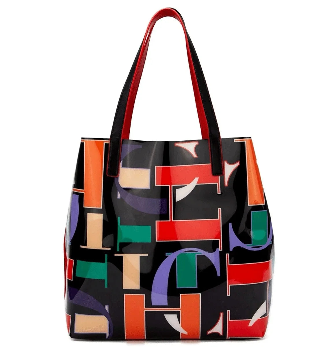Exquisite High-quality Creative Pattern Shoulder Bag Women's Handbag Fashionable Large Capacity Elegant Shopping Women's Handbag