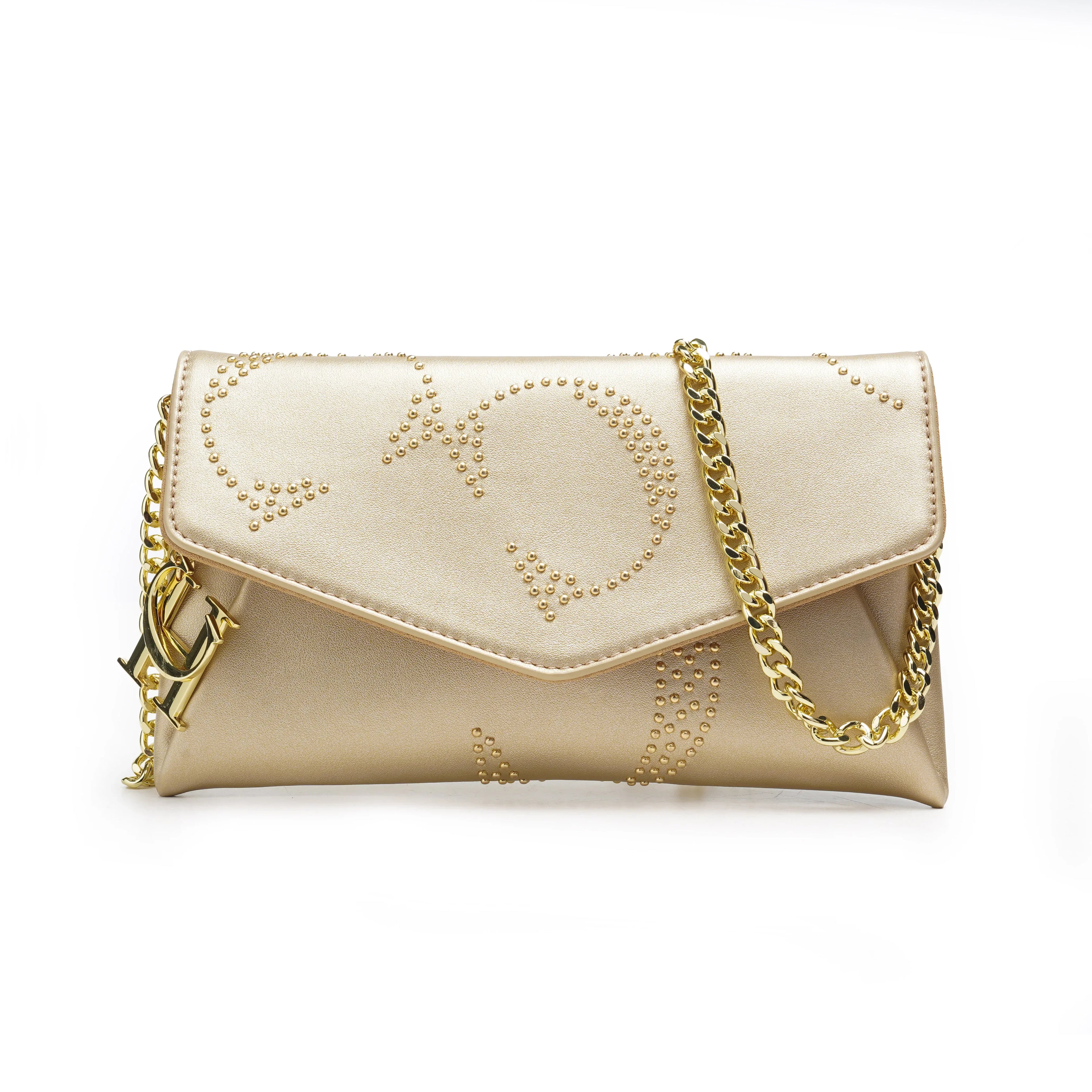Exquisite Fashion Designer Women's Shoulder Bag Fashionable Luxury Classic Gold Chain High Quality Hardware Accessories Women's Shoulder Bag