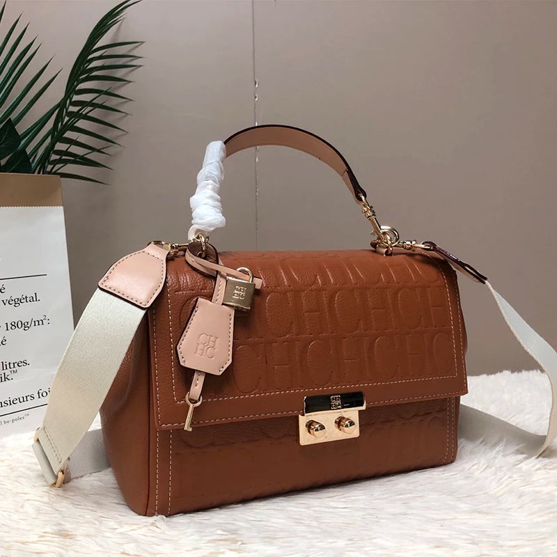 Exquisite Multifunctional Women's Handbag with High-quality PU Material Zipper Lock Fashionable and Exquisite Large Capacity Printing Commuting Women's Handbag