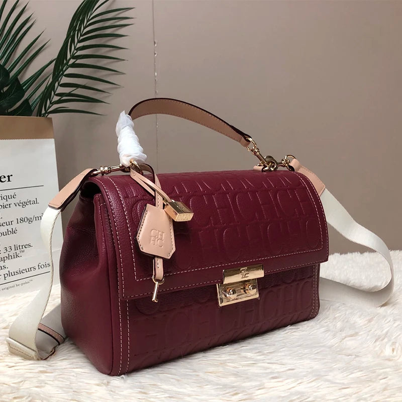 Exquisite Multifunctional Women's Handbag with High-quality PU Material Zipper Lock Fashionable and Exquisite Large Capacity Printing Commuting Women's Handbag