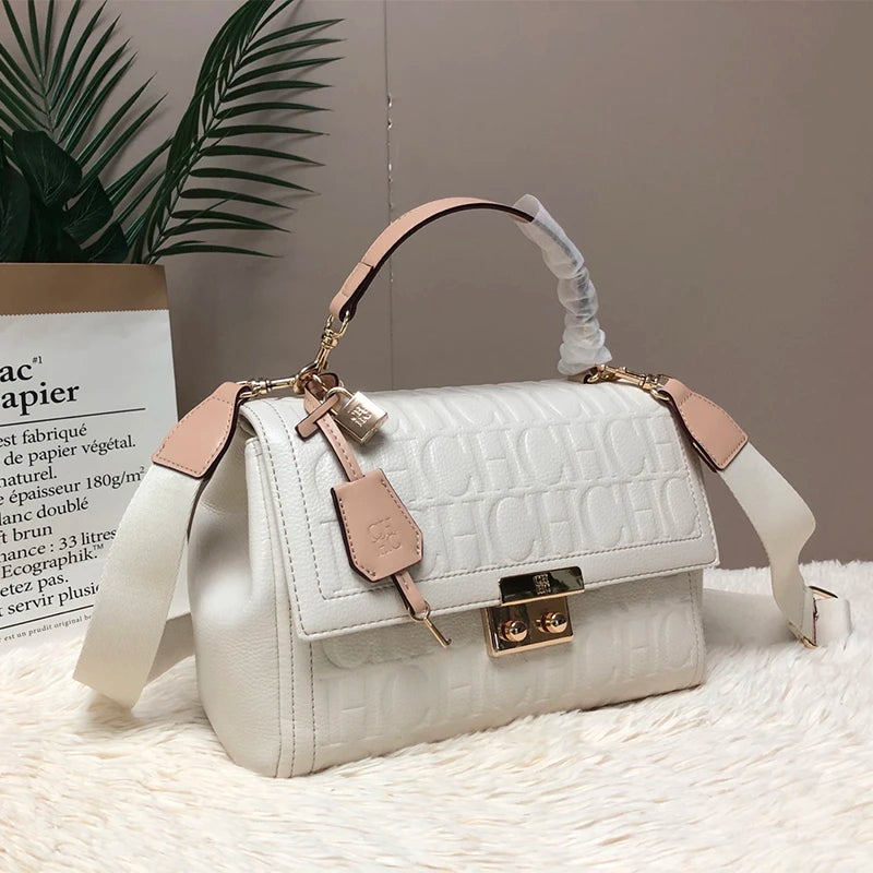 Exquisite Multifunctional Women's Handbag with High-quality PU Material Zipper Lock Fashionable and Exquisite Large Capacity Printing Commuting Women's Handbag