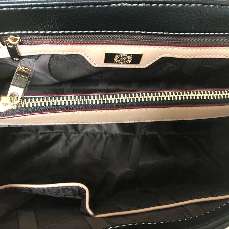Exquisite Multifunctional Women's Handbag with High-quality PU Material Zipper Lock Fashionable and Exquisite Large Capacity Printing Commuting Women's Handbag