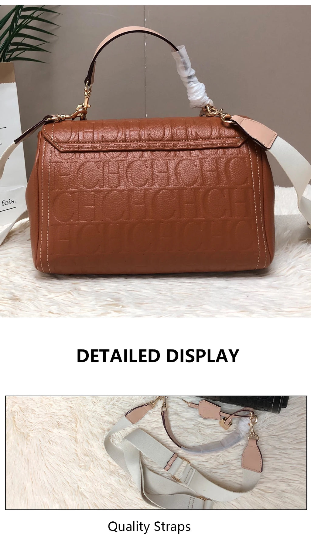 Exquisite Multifunctional Women's Handbag with High-quality PU Material Zipper Lock Fashionable and Exquisite Large Capacity Printing Commuting Women's Handbag