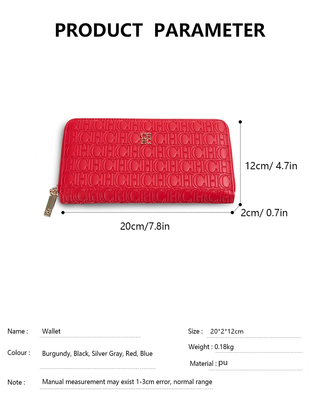 Exquisite Multi-color Women's Wallet Print Design Fashionable Classic Women's Wallet Solid Color Design High-quality Card Holder
