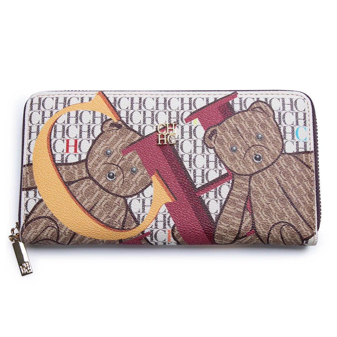Exquisite Multi-color Women's Wallet Print Design Fashionable Classic Women's Wallet Solid Color Design High-quality Card Holder