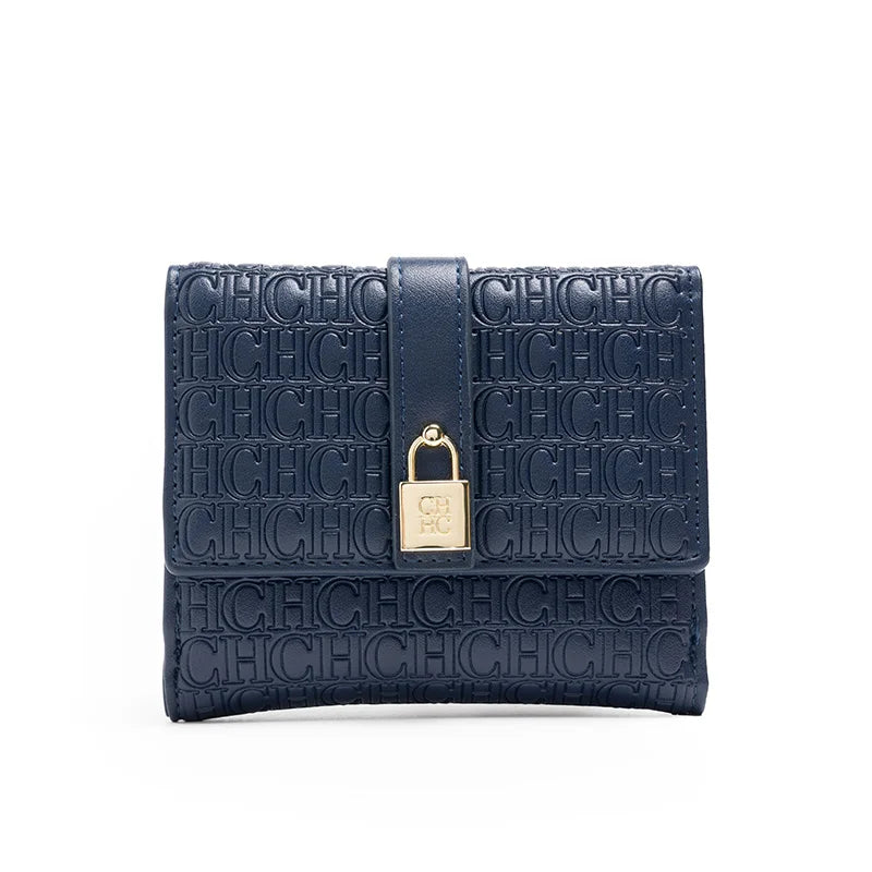 Exquisite High-end High-quality Standard Wallet Women's Temperament Style Card Wallet Fashionable and Multifunctional Letter Printing Design