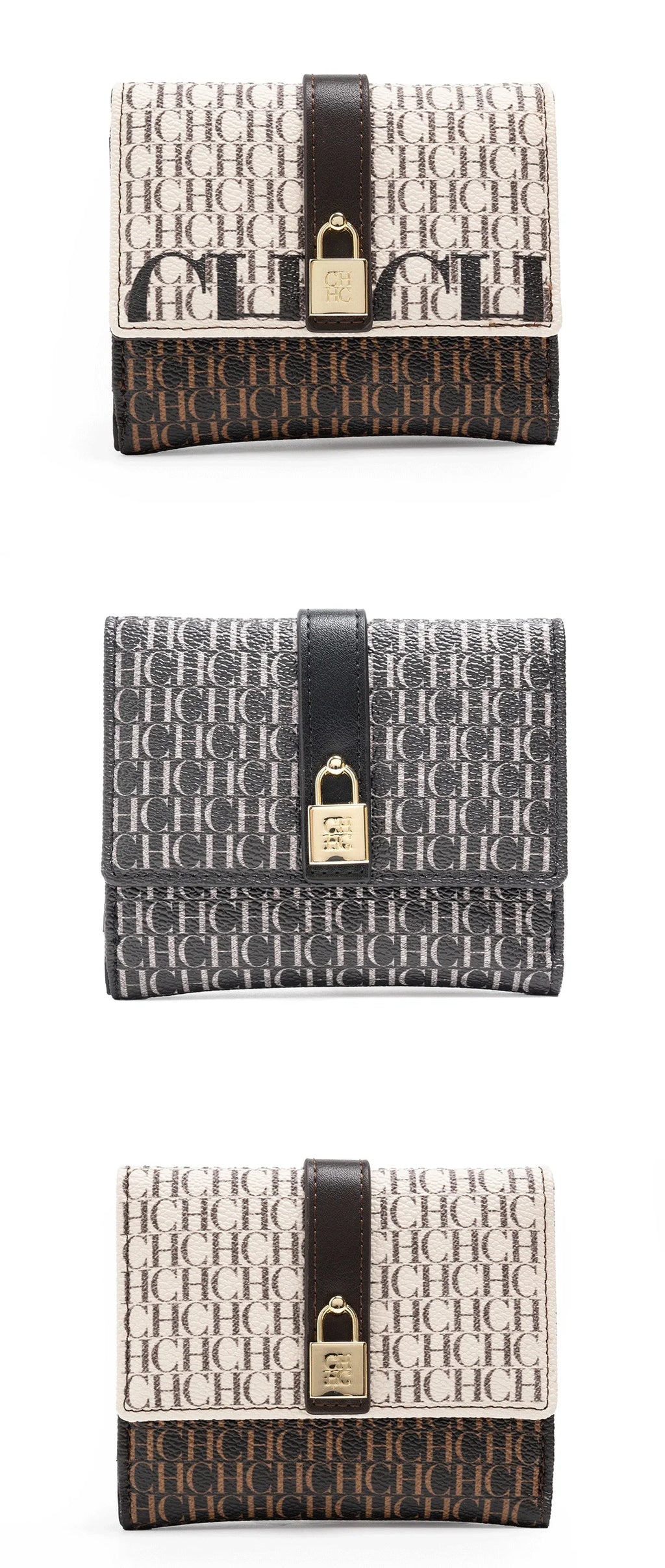 Exquisite High-end High-quality Standard Wallet Women's Temperament Style Card Wallet Fashionable and Multifunctional Letter Printing Design