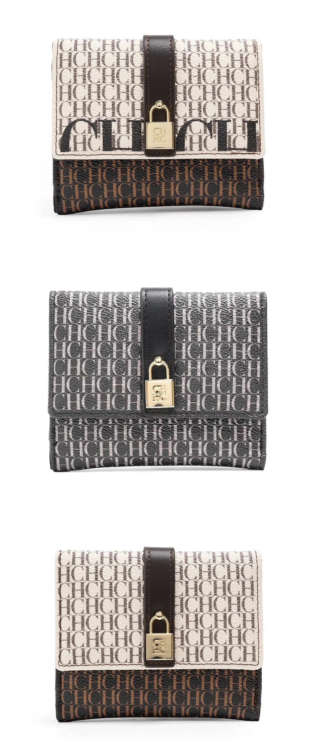 Exquisite High-end High-quality Standard Wallet Women's Temperament Style Card Wallet Fashionable and Multifunctional Letter Printing Design