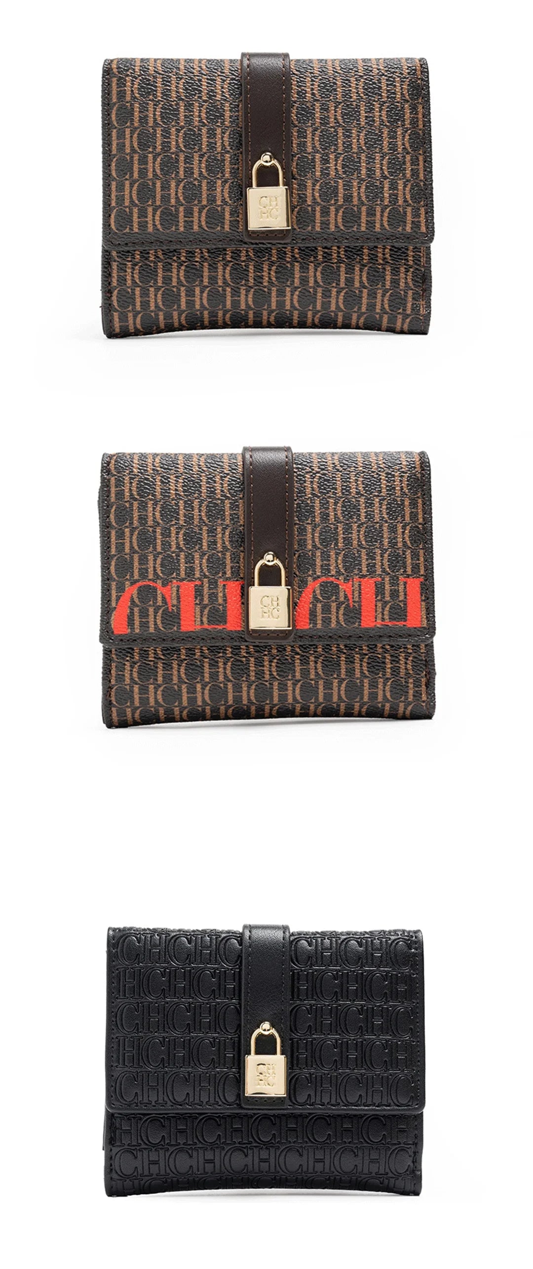 Exquisite High-end High-quality Standard Wallet Women's Temperament Style Card Wallet Fashionable and Multifunctional Letter Printing Design