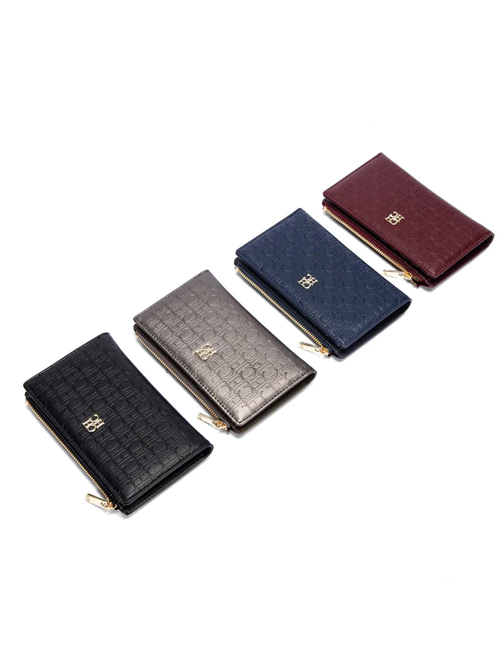 Exquisite Leather Zipper Engraved Short Women's Wallet 2025 New Coin Solid Color Wallet High Quality Fashion Luxury Wallet Suitcase