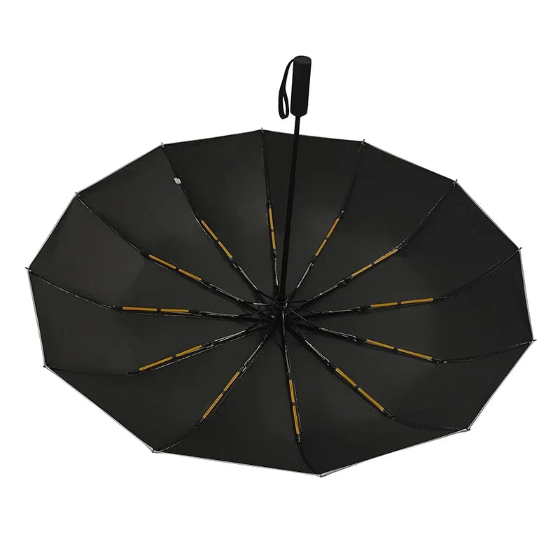 Exquisite and High-quality Windproof Automatic Commuting Folding Umbrella with Cute Printing and Creative Letter Design Straight Handle Multifunctional Umbrella