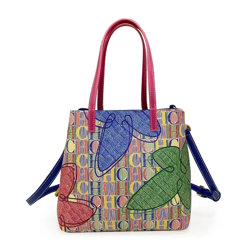 Exquisite Multifunctional Women's Handbag with Fashionable Letter Printing Design Single Shoulder Bag Large Capacity Women's Crossbody Bag High-end Texture