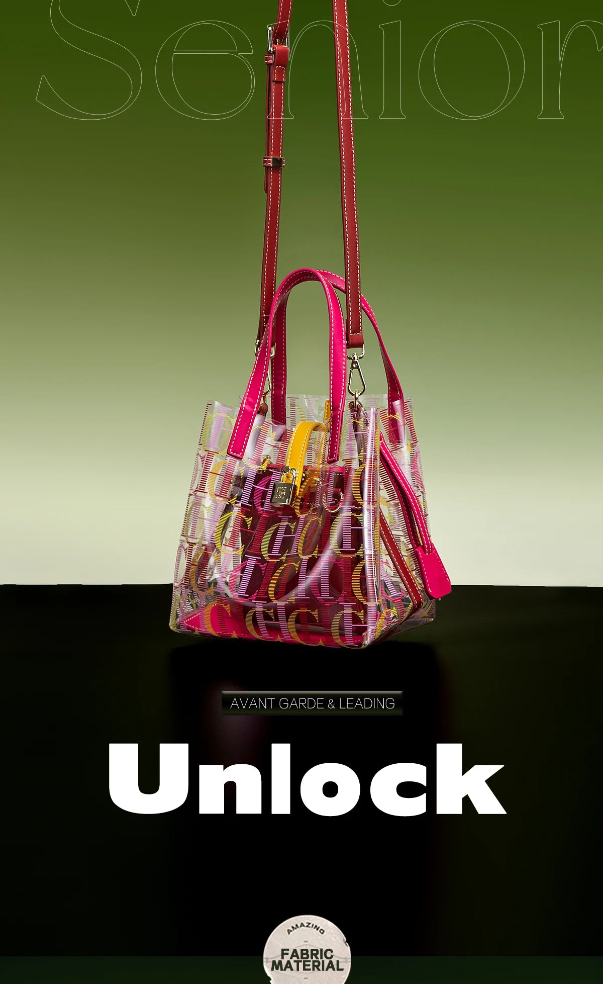 Exquisite Transparent High-quality Creative Personalized Trendy Shoulder Bag Brand for Women Fashionable Design for Women's Handbags