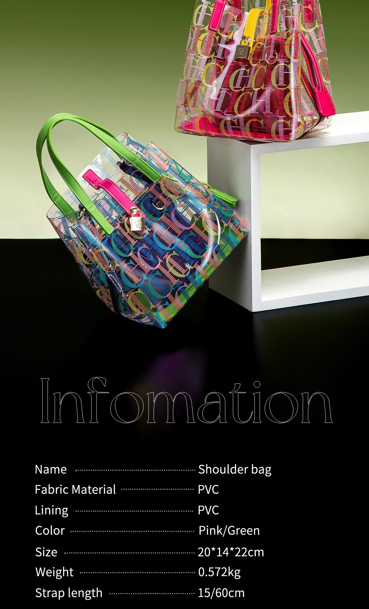 Exquisite Transparent High-quality Creative Personalized Trendy Shoulder Bag Brand for Women Fashionable Design for Women's Handbags