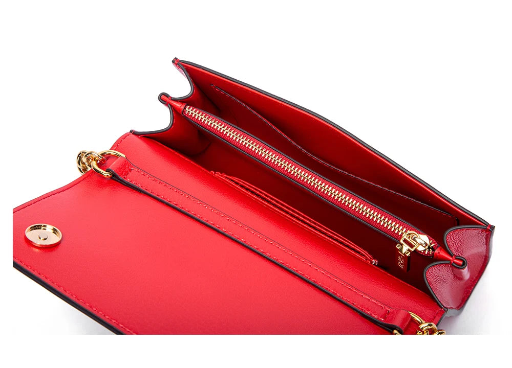 Exquisite Craftsmanship Women's Chain Bag Light Luxury Design Temperament Crossbody Bag 2025 New Classic Chain Bag Women's Crossbody Bag